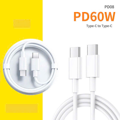 2m- Dây sạc LI-TOP PD08 Công suất 60W chân Type C ra Type C, Kim Ánh cho dùng thử 30 ngày, bảo hành hàng chính hãng 12 tháng