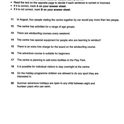 Cambridge Preliminary English Test 3 Student