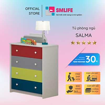 Tủ đựng quần áo phòng ngủ SMLIFE Salma