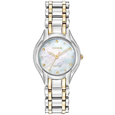 Đồng Hồ Nữ Citizen Dây Thép Không Gỉ EM0284-51N - Mặt Xà Cừ