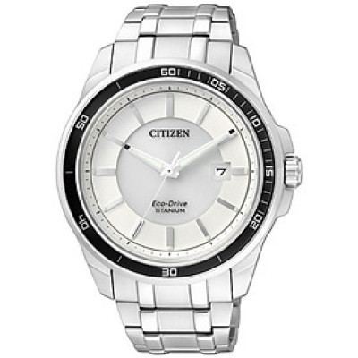 Đồng Hồ Nam Citizen Dây Titanium BM6921-58A - Mặt Trắng (Sapphire)