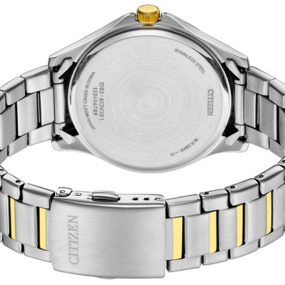 Đồng Hồ Nam Citizen Pin-Quartz Dây Thép Không Gỉ BF2026-89A - Mặt Trắng (41mm)