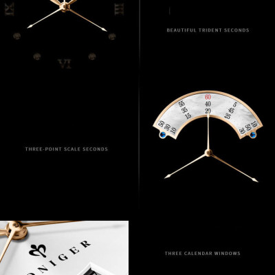 Đồng hồ nam chính hãng PONIGER P719-3