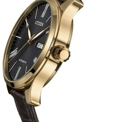 Đồng Hồ Nam Citizen Dây Da NH8353-00H - Mặt Xám