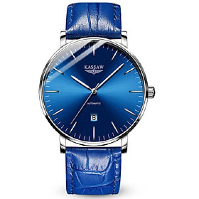 Đồng hồ nam chính hãng KASSAW K862-3 Fullbox, Kính sapphire ,chống xước,chống nước,dây da xịn, Đồng hồ cơ (Automatic),Mới 100%,Bảo hành 24 tháng