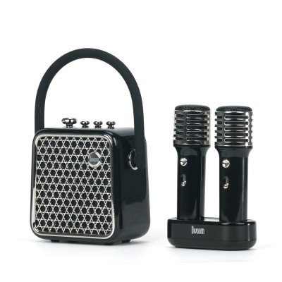 Loa bluetooth Divoom SongBird-SE kèm 2 Microphone. công suất 18W - Hàng chính hãng