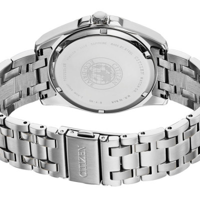 Đồng Hồ Nam Citizen Eco-Drive Đính Kim Cương Dây Thép Không Gỉ BM7100-59H - Mặt Xám (Sapphire)