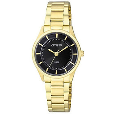 Đồng Hồ Nữ Citizen Dây Thép Không Gỉ ER0203-51E - Mặt Đen