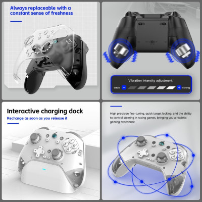 Gamepad tay game Không dây Bluetooth Z04 Đa kết nối cho máy tính, laptop, smartphone hàng nhập khẩu