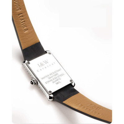 Đồng Hồ Nữ I&W Carnival 587L2 Chính Hãng BH 24T Chịu Nước 30m Kính Chống Xước Dây Da Cao Cấp ( Máy Quartz)