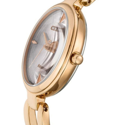 Đồng Hồ Nữ Citizen Dây Thép Không Gỉ EM0423-81A - Mặt Trắng (Sapphire)