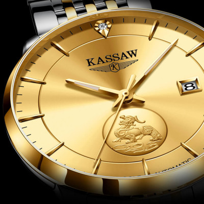Đồng hồ nam chính hãng KASSAW K555-2 (Mạ vàng 24k)