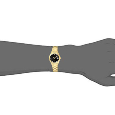 Đồng Hồ Nữ Citizen Đính Đá Swarovski Dây Thép Không Gỉ EU6042-57E - Mặt Đen