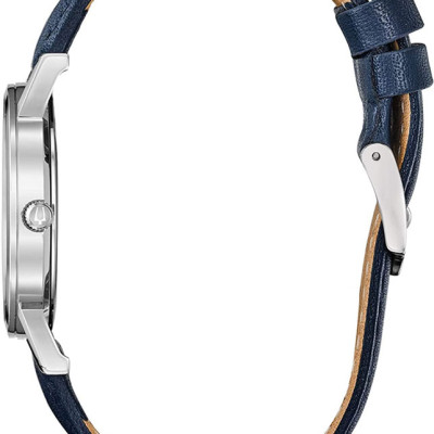 Đồng Hồ Nữ Bulova Dây Da 96M146 - Mặt Xà Cừ