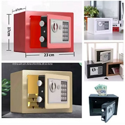1 KÉT SẮT ĐIỆN TỬ MINI CÓ KHE BỎ TIỀN MẬT KHẨU CAO AN TOÀN