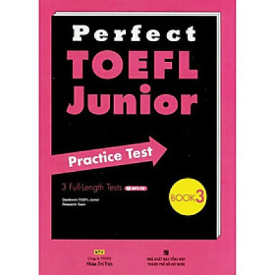 Sách - Perfect Toefl Junior Book 3(Kèm CD) - Nhân Trí Việt