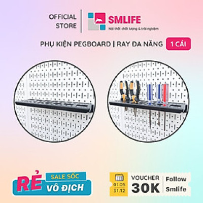 Ray Dụng Cụ Đa Năng Lớn Pegboard - Móc Treo Đồ Nghề Sử Dụng Với Bảng Treo Dụng Cụ Sửa Chữa Pegboard Cơ Khí SMLIFE