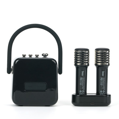 Loa bluetooth Divoom SongBird-SE kèm 2 Microphone. công suất 18W - Hàng chính hãng