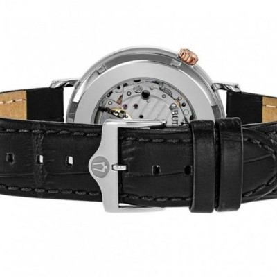 Đồng Hồ Nam Bulova Dây Da 98A187 - Mặt Xám