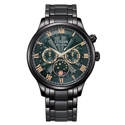 Đồng Hồ Nam Citizen Dây Kim Loại Máy Eco-Drive AP1055-87X - Mặt Xanh (Sapphire)