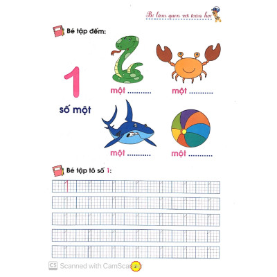 Chuẩn bị cho bé vào lớp 1: Bé làm quen với toán học - Quyển 3