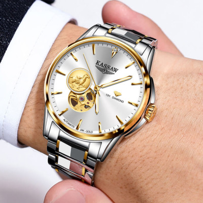Đồng hồ nam chính hãng KASSAW K777-1 (Mạ vàng 24k)