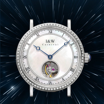 Đồng hồ nam chính hãng IW CARNIVAL IW626G-1 Kính sapphire ,chống xước ,Chống nước 30m ,Bảo hành 24 tháng,Máy cơ (Automatic),dây da cao cấp