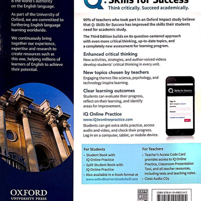 Q: Skills For Success: Level 2: Listening And Speaking Student Book With iQ Online Practice - 3rd Edition