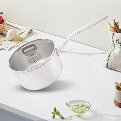 Quánh Inox316 Đúc Đáy Liền 3 Lớp Haatz CIC1250 Size 18cm - Hàng Chính Hãng Bảo Hành 5 Năm 