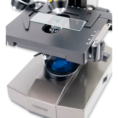 Kính hiển vi soi tinh trùng, tế bào, vi khuẩn Carson MS-100 (100-1000X) kèm Camera 5.1MP - Hàng chính hãng