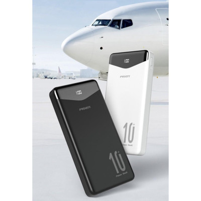 Sạc dự phòng PISEN Digital D109-D-1 10000mAh kèm cáp Type-C, L, Micro, tương thích mọi thiết bị (LS-DY53), Hàng chính hãng