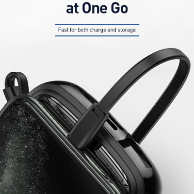 Pin sạc dự phòng BASEUS Qpow Digital Display 3A 10.000MAH kèm cable iPhone - Hàng chính hãng