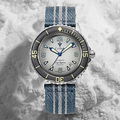 Đồng Hồ Nam Cadisen C8239M3 Chính Hãng Full Box Chống Nước Kính Chống Xước Dây Vải BH 2 Năm Máy Cơ