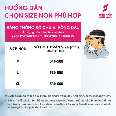 Mũ bảo hiểm có kính NÓN SƠN chính hãng BKP-TR102