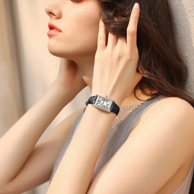 Đồng Hồ Nữ I&W Carnival 587L2 Chính Hãng BH 24T Chịu Nước 30m Kính Chống Xước Dây Da Cao Cấp ( Máy Quartz)