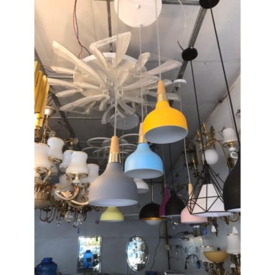 Đèn thả bàn ăn đa màu sắc, đèn trang trí,bảo hành 2 năm DT