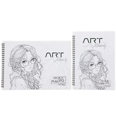 Tập Vẽ Lò Xo Art Sketch B5 - 40 Trang 220 - The Sun 03