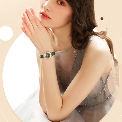 Đồng Hồ Nữ I&W Carnival 3011L Chính Hãng BH 24T Chịu Nước 30m Kính Chống Xước Dây Da Cao Cấp ( Máy Quartz)