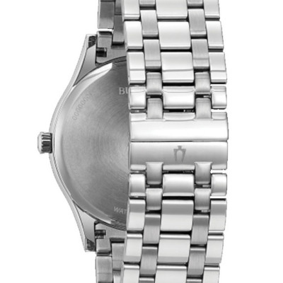 Đồng Hồ Nam Bulova Dây Thép Không Gỉ 96B261 - Mặt Đen