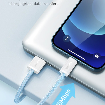 Cáp sạc nhanh IP 2.4A, Cáp sạc nhanh truyền dữ liệu Baseus Dynamic Series Fast Charging Cable 2.4A cho iPhone, iPad - Hàng chính hãng