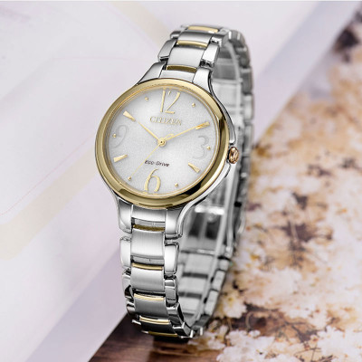 Đồng Hồ Nữ Citizen Dây Thép Không Gỉ EP5994-59A - Mặt Trắng (Sapphire)