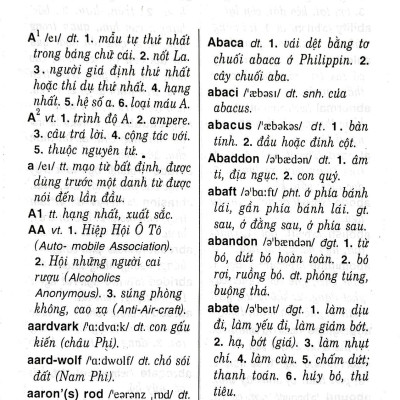 Từ Điển Anh-Việt 75.000 Từ (Tái Bản 2023)