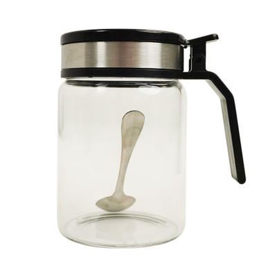 Bộ 3 hũ thủy tinh đựng gia vị 300ml Kalpen SB2 kèm khay và muỗng Inox