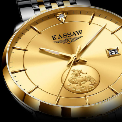 Đồng hồ nam chính hãng KASSAW K666-1 (Mạ vàng 24k)