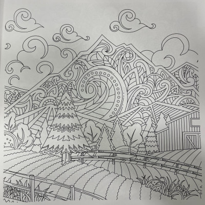 Nature - Colouring Book For Adults