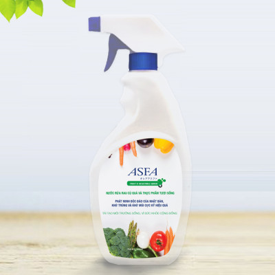 Bình Xịt Diệt Khuẩn Dành Cho Rau, Củ, Quả - Asfa Fruit & Vegetable Wash 500ml_Thương Hiệu Đến Từ Nhật Bản