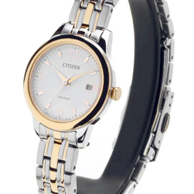 Đồng Hồ Nữ Citizen Dây Thép Không Gỉ EW2234-55A - Mặt Trắng (Sapphire)