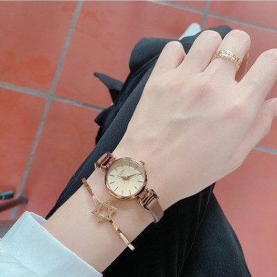 Đồng Hồ Nữ Julius Hàn Quốc JA925E Dây Da Cá Tính