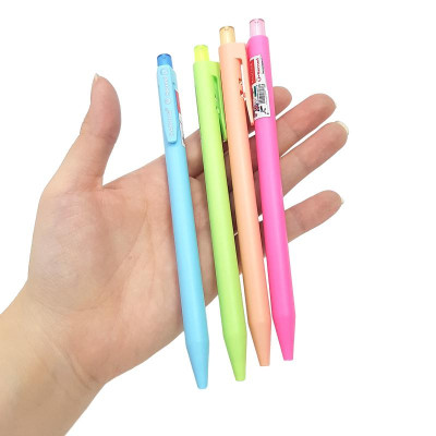 Vỉ 4 Bút Bi Bấm O-Second 0.5 mm - Radius - Mực Xanh