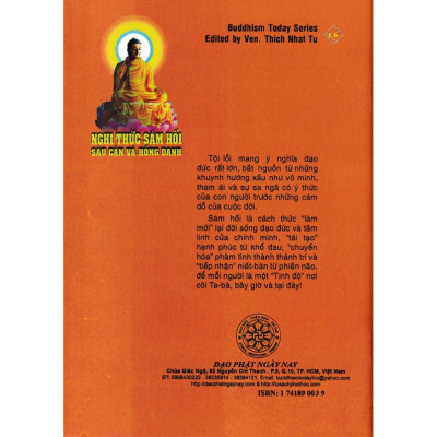 Sách -Nghi Thức Sám Hối Sáu Căn Và Hồng Danh-MK